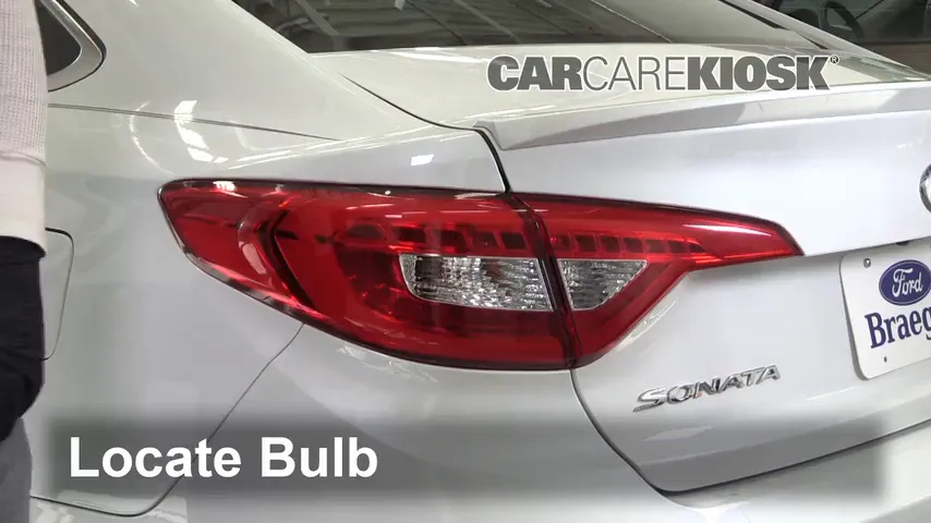 2017 Hyundai Sonata Sport 2.0T 2.0L 4 Cyl. Turbo Lights Reverse Light (replace bulb)